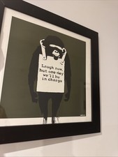 Banksy laugh limited for sale  SOUTH OCKENDON