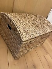 Wicker basket chest for sale  STANMORE