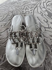 Italian leather sandals for sale  OLDHAM