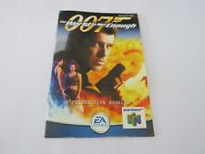 007 The World is Not Enough Manual - Nintendo 64 N64, usado comprar usado  Enviando para Brazil
