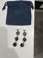Fossil gemstone drop for sale  LONDON
