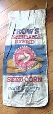Saco de milho híbrido confiável vintage Crow's Seed Milford, IL - Nevada, IA comprar usado  Enviando para Brazil