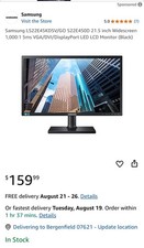 led samsung 22 monitors lcd for sale  Bergenfield