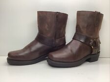 BOTAS MASCULINAS DINGO HARNESS MOTOCICLETA BIQUEIRA QUADRADA MARROM TAMANHO 8,5 D comprar usado  Enviando para Brazil