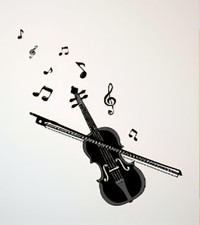 Violin musical notes for sale  Burgettstown