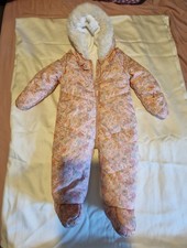 Girls floral pramsuit for sale  WICK