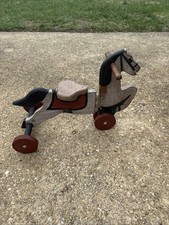 Brinquedo infantil vintage original da década de 1920 GOULD - PASSEIO EM TRICICLO DE CAVALO INFANTIL comprar usado  Enviando para Brazil