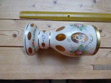 Pokal überfangglas böhmen gebraucht kaufen  Gauting