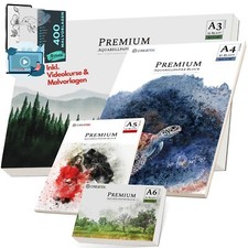 Aquarellpapier 300g naturweiß gebraucht kaufen  München