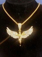 Engel anhänger gold gebraucht kaufen  Grafenau