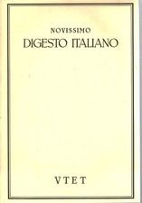 Novissimo digesto italiano. usato  Cambiago