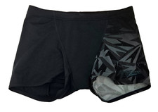 Usado, Baús de natação boxer masculino SPEEDO preto logotipo abstrato cordão tamanho 34" 66 comprar usado  Enviando para Brazil