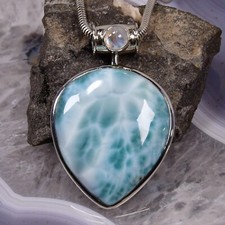 Larimar anhänger 925 gebraucht kaufen  Berlin
