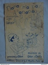 Ancien partition nana d'occasion  Quillan