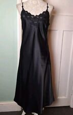 Black satin strappy for sale  CHIPPENHAM