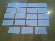 Signed cards plymouth for sale  LINCOLN
