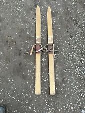 Vintage wooden skis for sale  BEAULY