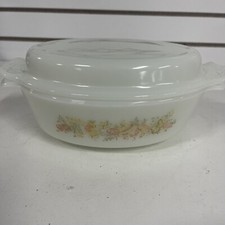 Usado, Caçarola de legumes vintage âncora colheita oval prato 1,5 qt 433 anos 50 com tampa comprar usado  Enviando para Brazil