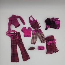 Ropa y accesorios Barbie Fashion Fever. 2007 rosa, marrón, cuadros segunda mano  Embacar hacia Mexico