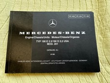 Usado, Catálogo de peças Mercedes-Benz ilustrações imagens w201 190e 190d EUA 01/84 comprar usado  Enviando para Brazil