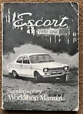 Escort twincam workshop for sale  COLCHESTER