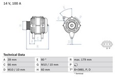 Bosch lichtmaschine generator gebraucht kaufen  Oberlungwitz