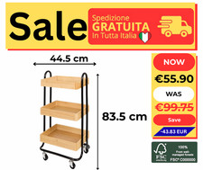 Bamboo trolley with d'occasion  Expédié en Belgium