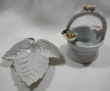 Porcelain leaf basket for sale  Prospect