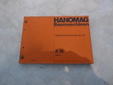 Ersatzteilliste hanomag raupe gebraucht kaufen  Weinheim