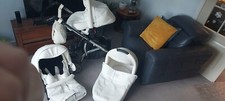 White leather vib for sale  LARKHALL