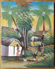 Petit tableau haïtien d'occasion  Toulon-