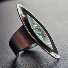 Bague marquise nacrée d'occasion  Toulouse-