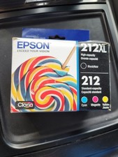 Combo de cartucho de tinta preto e colorido EPSON 212 Claria alta capacidade | 27/09 comprar usado  Enviando para Brazil