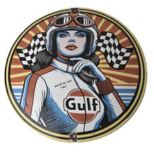 Vintage gulf gasoline for sale  Houston