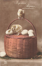 Paques panier poussins d'occasion  Vasles