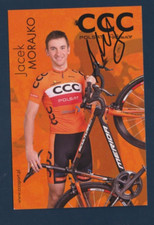 CYCLISME carte cycliste JACEK MORAJKO équipe CCC POLSAT 2011 Signée na sprzedaż  Wysyłka do Poland