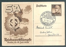 Germany 1938 illustrated for sale  VERWOOD