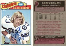 Golden richards signed for sale  Shipping to Ireland