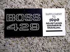1969 mustang boss for sale  Canfield