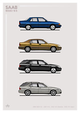 Poster saab evolution for sale  SWINDON