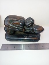 Fermacarte bronzo firmato usato  Roma