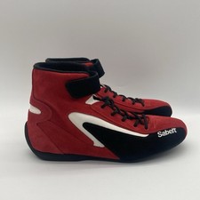 Tênis Sparco Skid Racing Rally vermelho/preto camurça cano alto aprovado pela FIA 8856-2000 comprar usado  Enviando para Brazil