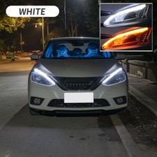 2x LED DRL flexível lâmpada de seta para carro faixa de luz de farol tiras à prova d'água comprar usado 2x LED DRL flexível lâmpada de seta para carro faixa de luz de farol tiras à prova d'água comprar usado  Enviando para Brazil