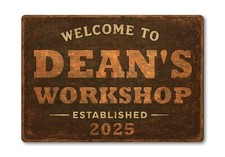 Personalised workshop sign for sale Personalised workshop sign for sale  GLASGOW