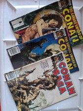 Lote de 3 revistas de quadrinhos vintage CONAN GRAPHIC NOVEL SAGA BÁRBARA comprar usado  Enviando para Brazil