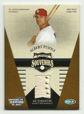 ALBERT PUJOLS 2004 Playoff World Series Souvenirs - Jogo Usado NLCS Baseball /100 comprar usado  Enviando para Brazil