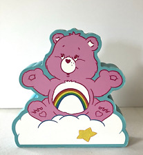 Decoração de bloco de arte de parede Care Bears 7” Cheer Bear rosa branco azul 2023 estrela arco-íris comprar usado  Enviando para Brazil