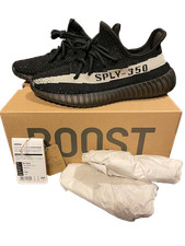 Tênis Adidas Yeezy Boost 350 V2 Oreo preto branco masculino com etiquetas na caixa comprar usado  Enviando para Brazil