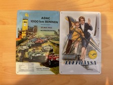 Blechschilder lufthansa adac gebraucht kaufen  Waiblingen
