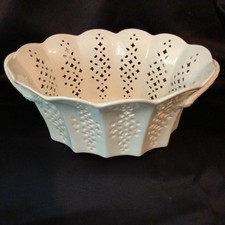 Royal creamware pierced for sale  HEREFORD